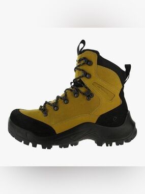 Ecco Men's Mustard and Black Rugged Waterproof Boot